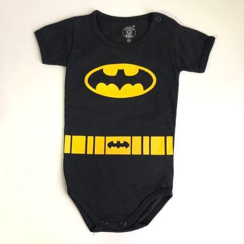 Body Batman. Body de bebê temático para mesversario Batman ou Super Herois.  100% algodão. Alta qualidade. em Promoção na Americanas