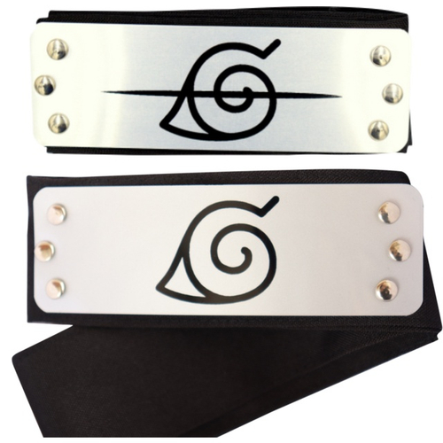 Bandana Metal Naruto Shippuden Aldeia Ninja Renegado Cosplay