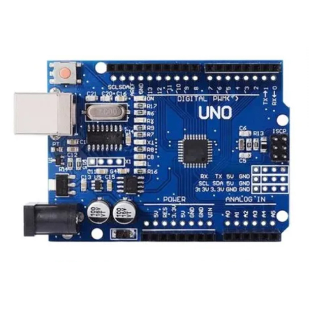 Compatível Arduino Uno R3 Atmega328 Smd Com Cabo Usb Maker Submarino