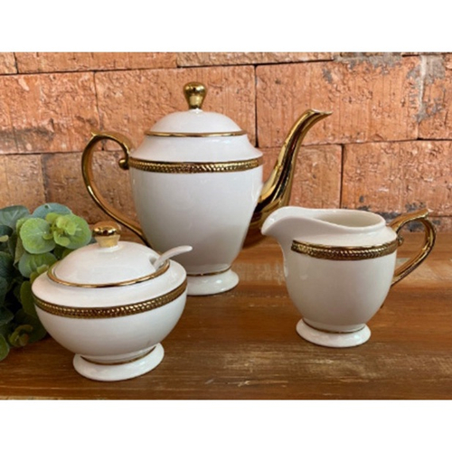 Conjunto De 3 Peças Para Chá De Porcelana Paddy