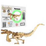 3d dinossauro quebra-cabeça papel dimensional modelo montado