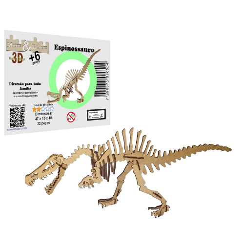 Jogo da Memória Educativo Dinossauro Madeira 24 Peças Infantil Criança  Vulcão 3D 2396 BCriança em Promoção na Americanas