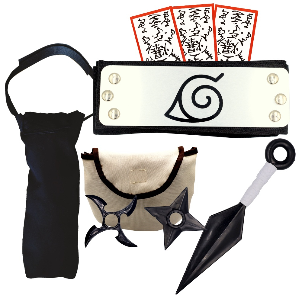 Kunai Naruto Completo Fantasia Naruto + Kit Ninja + Premium