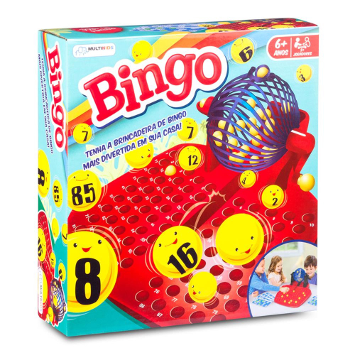 Jogo de Bingo Infantil Multikids - Br1285