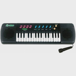 PIANO INFANTIL SINFONIA TECLADO ESTILO PROFISSIONAL TECLADO MICROFONE  KARAOKE MP3 MENINO AZUL