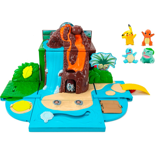 Pokémon Carry Case Playset Vulcão Pikachu Jazwares - Sunny