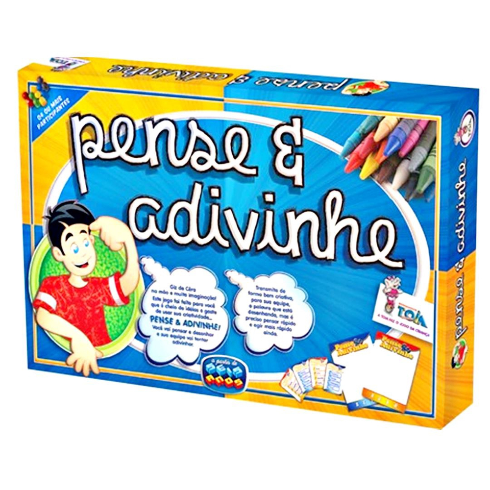 JOGO ADIVINHA O DESENHO BRINQUEDOS TOIA