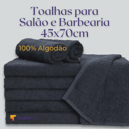 Kit 10 Toalhas para Salão de Beleza Grossa Grécia 45x70cm