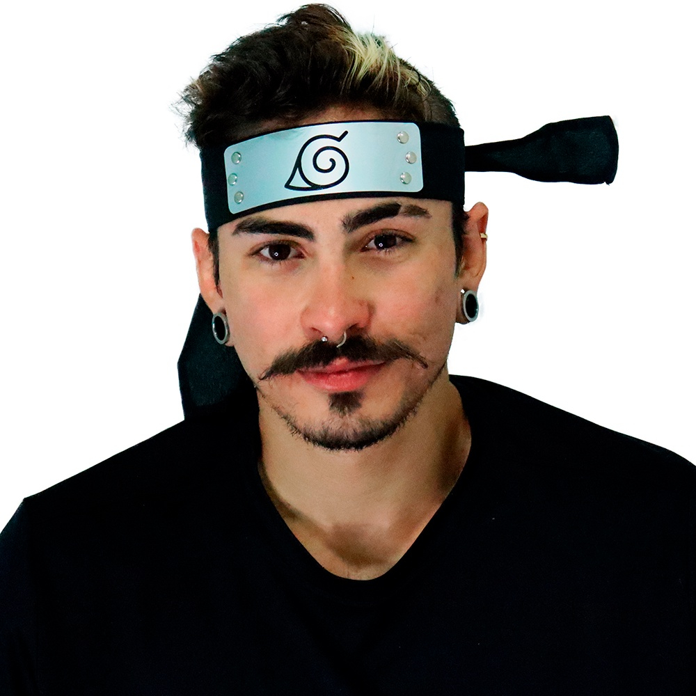 Bandana Naruto Cosplay Akatsuki Aldeia Ninja Faixa Anime em Promoção na  Americanas