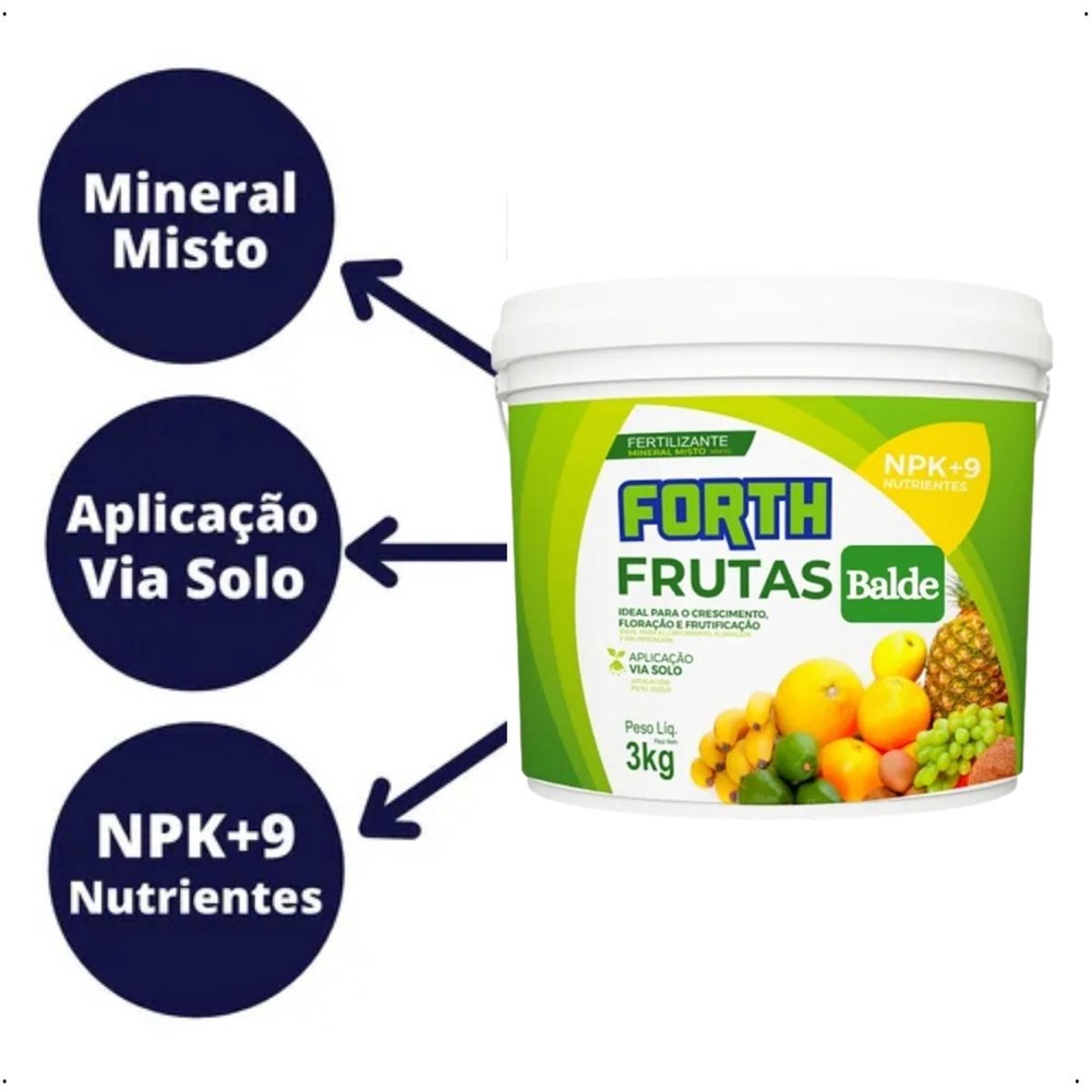 Fertilizante Adubo Forth Frutas Balde Kg Nutri O Flora O Em Promo O