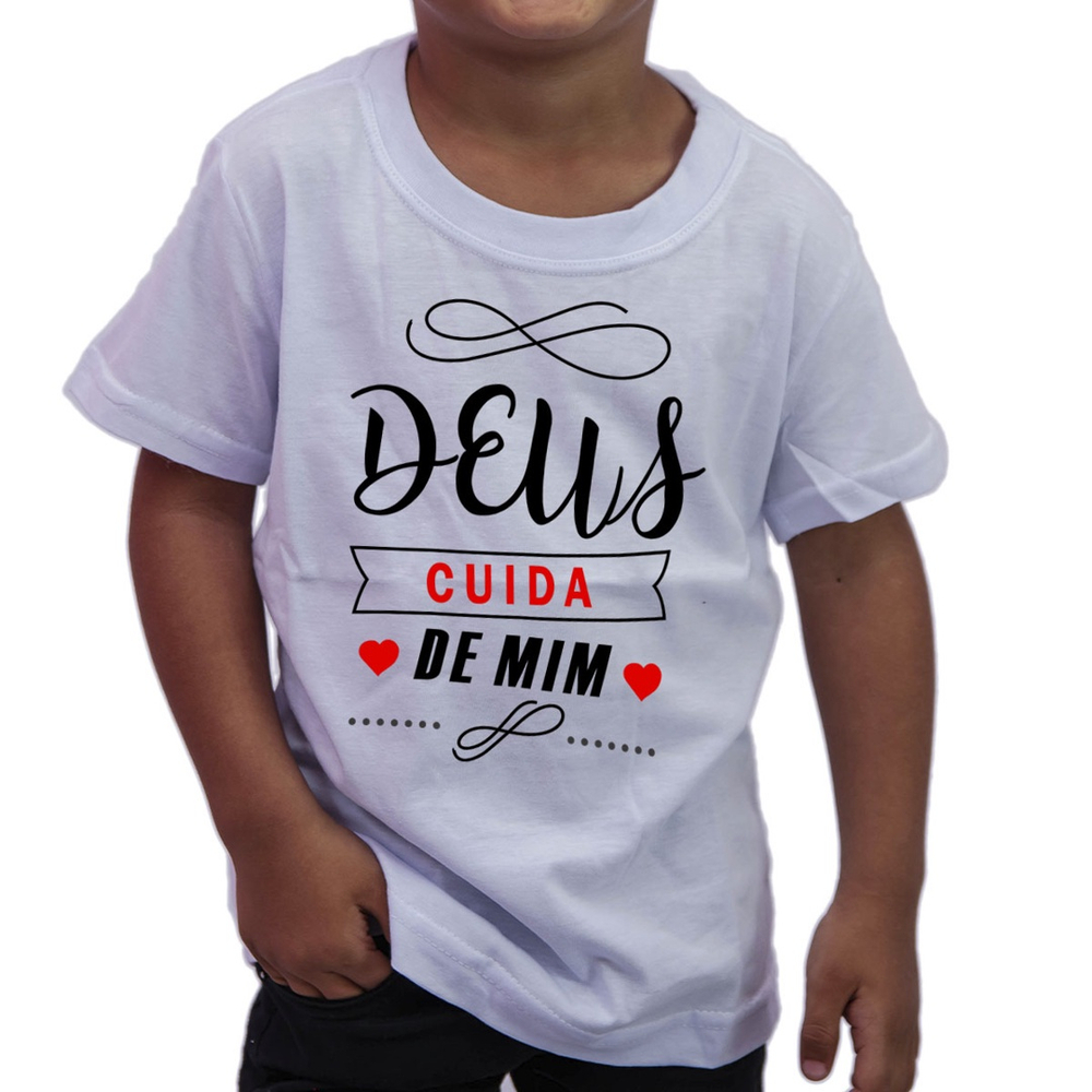 Camiseta infantil hot sale evangélica