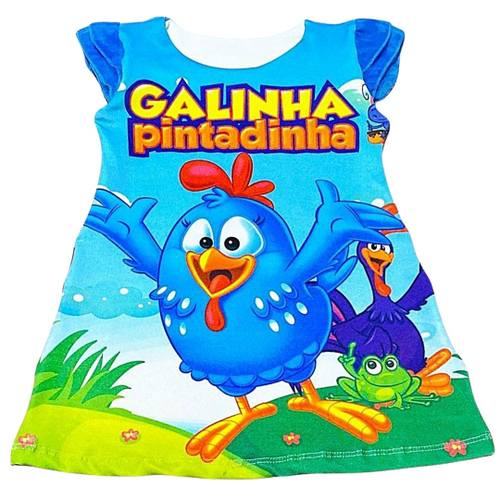 Vestido galinha pintadinha simples cheap
