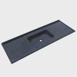 Pia com Cuba para Cozinha Massa Premium 100cmx50cm Decoralita Preto é boa?