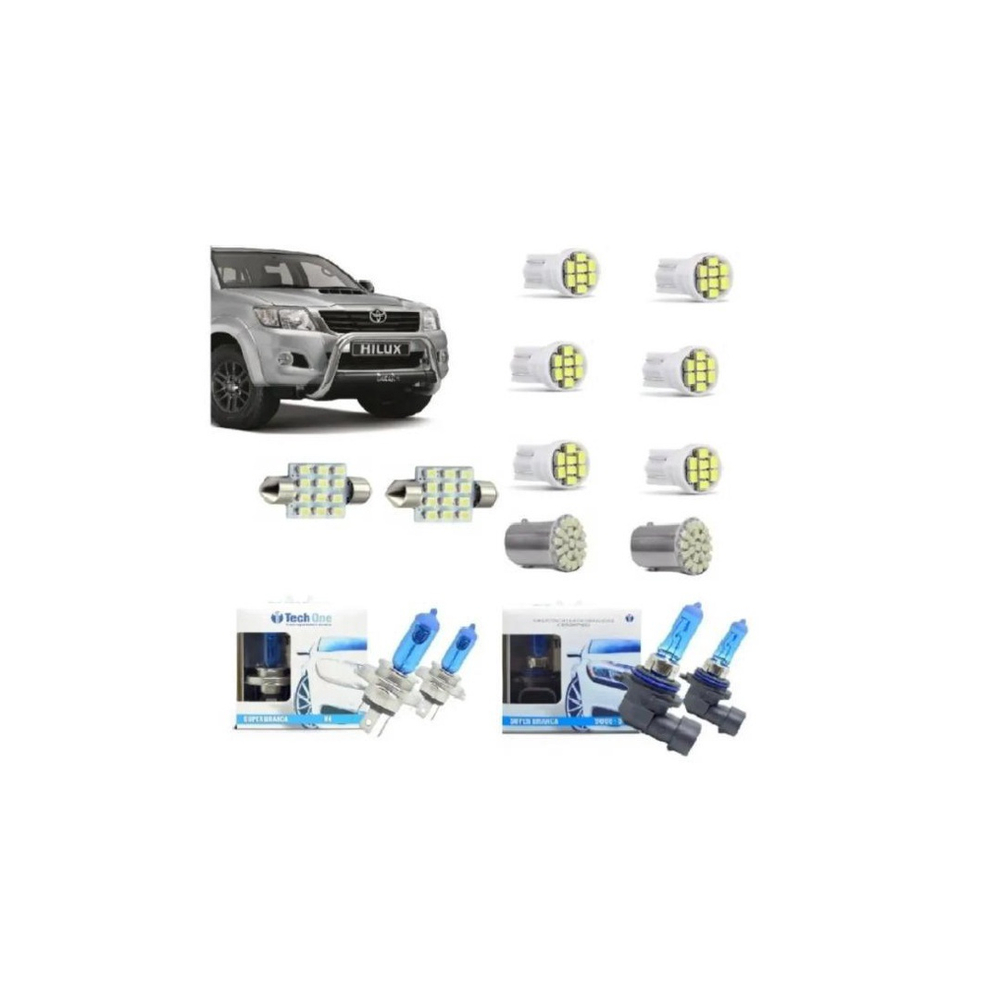 Kit L Mpadas Super Brancas Pingo E Torpedo Toyota Hilux Na Americanas Empresas