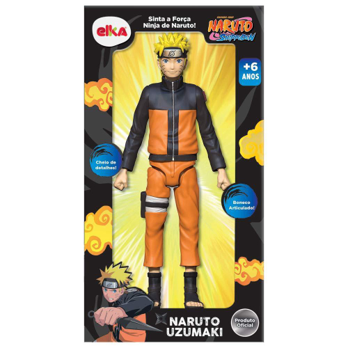 Kit com 5 Bonecos Desenho Naruto Shippuden Pop Grande no Shoptime