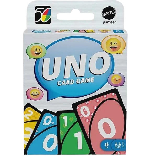 Jogo De Mesa Cartas Uno Minimalista Preto Original - Mattel