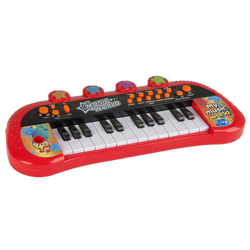 Teclado Infantil Eletrônico Musical para Criança com Microfone