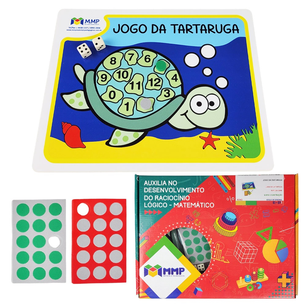 Tábua Númerica Jogo Matemático Educativo e Pedagógico - Tralalá 4 Kids