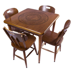 Mesa com 4 cadeiras para cozinha - Empório Tambo