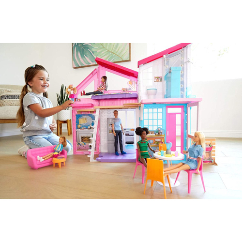 Playset Barbie 90Cm - Casa Da Barbie Malibu FXG57 - Mattel Em Promoção ...