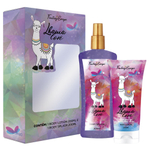 Kit Body Lotion Body Splash Delikad Lhama Love 2x200ml