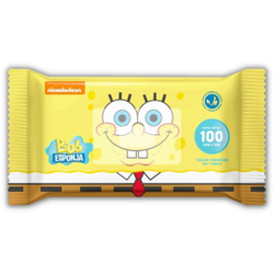 Toalhas Umedecidas Bob Esponja Wipex Com 100 Unidades Menor preço em Toalhas Umedecidas Bob Esponja Wipex Com 100 Unidades