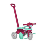 Triciclo Infantil Passeio Empurrador 2 Em 1 Importway BW003AZ Motoca Azul