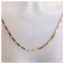 Cordão Elo Quadrado Corrente 60cm Masculino Ouro 18k Maciço Menor preço em Cordão Elo Quadrado Corrente 60cm Masculino Ouro 18k Maciço