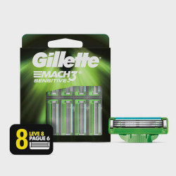 Carga para Barbear Gillette Mach3 Sensitive é boa?