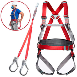 Cinto de Segurança Paraquedista 4 Pontos cp 1201 com Talabarte em Y cp 2101 camper Menor preço em Cinto de Segurança Paraquedista 4 Pontos cp 1201 com Talabarte em Y cp 2101 camper