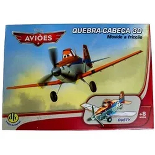 Quebra-Cabeça 3D Carros/Aviões Disney - Francesco - Tio Gêra