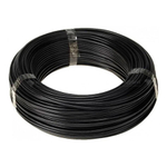 Fio Cabo Flexível 10Mm Preto - 25 Metros