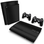 Skin PS3 Super Slim Adesivo - Preto Fosco Mate