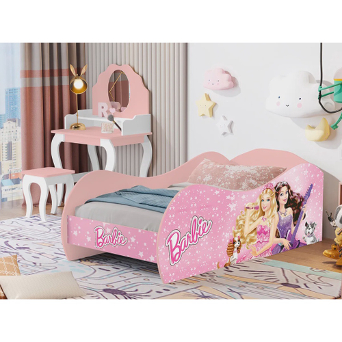 Caminha Infantil Da Barbie Quarto Menina Com Colchão