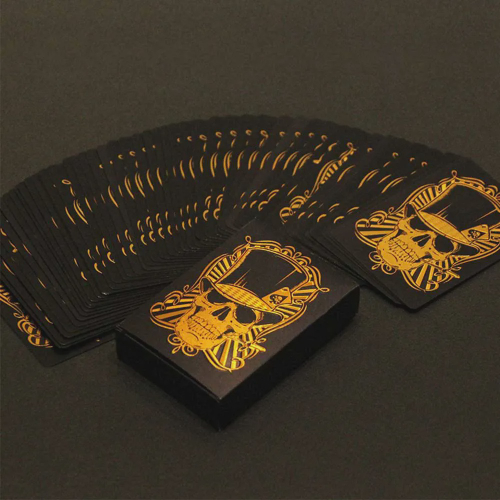 Jogo de Cartas Baralho Preto Impermeável Baralho Black Luxo c/ 54 Cartas em  Promoção na Americanas