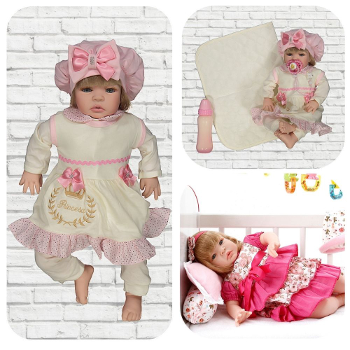 Boneca Reborn Ashley Caqui De Pano Cegonha Reborn Dolls - USA Magazine