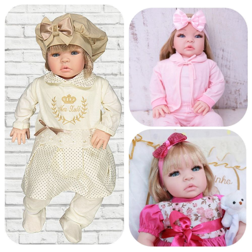 Boneca Bebe Reborn Barata Menina Loira 23 Acessorios De Luxo - Cegonha  Reborn Dolls - Boneca Reborn - Magazine Luiza