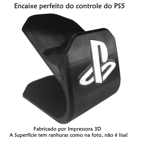 Suporte Mesa Universal Controle Game Playstation PS5 preto em Promoção na  Americanas