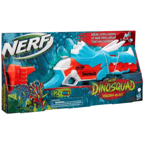 NERF TRICERA-BLAST - Dinosaur Gun! 