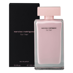Perfume Narciso Rodriguez For Her Eau de Parfum 100ml Feminino + 1 Amostra de Fragrância Menor preço em Perfume Narciso Rodriguez For Her Eau de Parfum 100ml Feminino + 1 Amostra de Fragrância