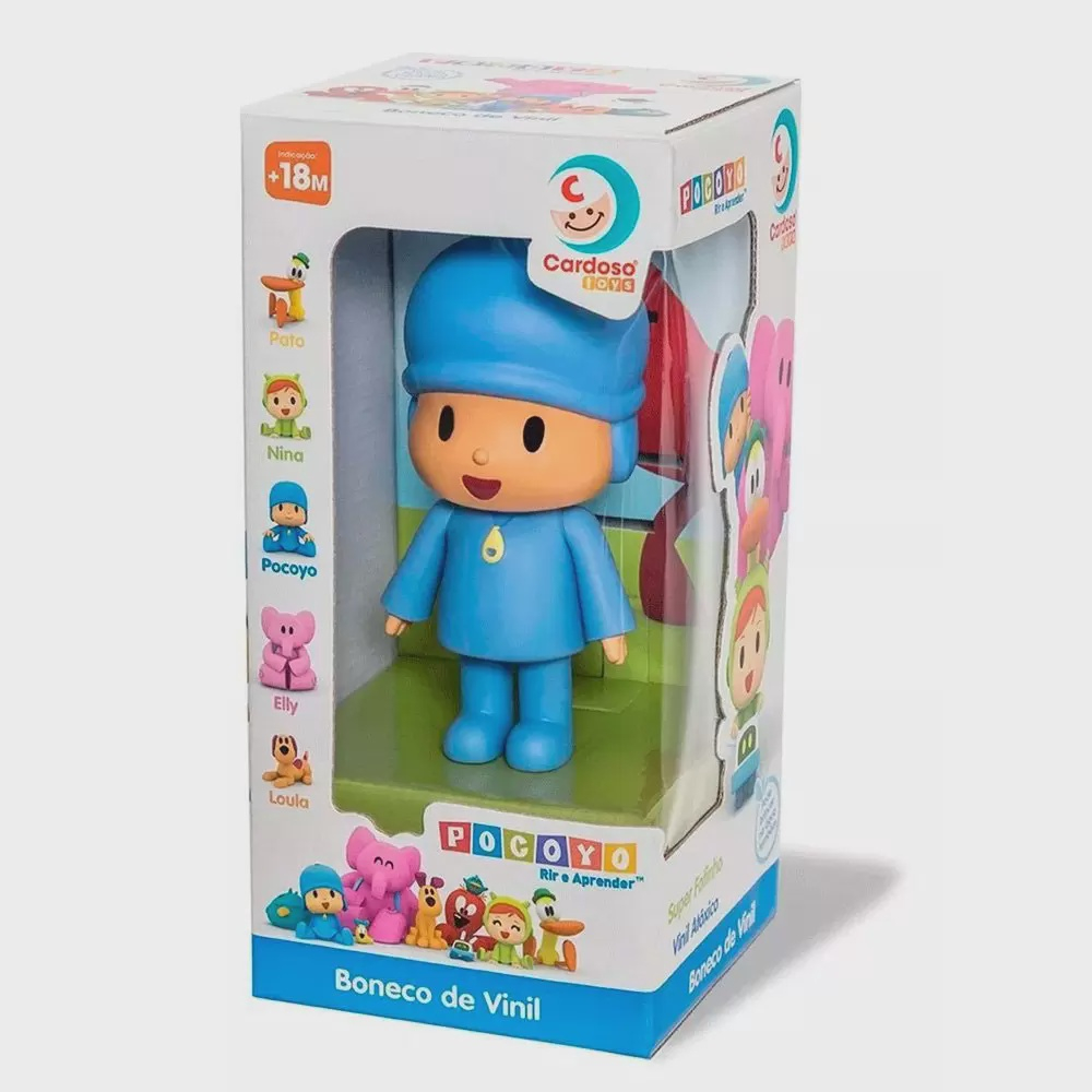 Boneco Pocoyo 14Cm Vinil Menino Presente Bebê Brincadeira Criança Desenho  0275 em Promoção na Americanas