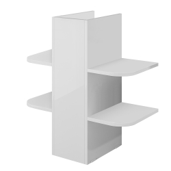 Gabinete para Banheiro Coluna Pop Moderno com Divisórias - Branco é boa?