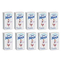 Kit 10 Leite Condensado Moça Semi-Desnatado Nestlé 395G Menor preço em Kit 10 Leite Condensado Moça Semi-Desnatado Nestlé 395G