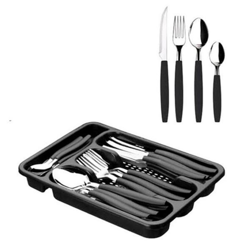 Kit Faqueiro Garfo Faca Colher Cozinha 16 Pç Resistente Jogo - 123 Util -  Faqueiro / Jogo de Talheres - Magazine Luiza