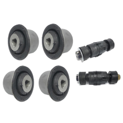 Kit 4 Bucha Bandeja Balança Clio Kangoo Symbol + Bieletas Menor preço em Kit 4 Bucha Bandeja Balança Clio Kangoo Symbol + Bieletas