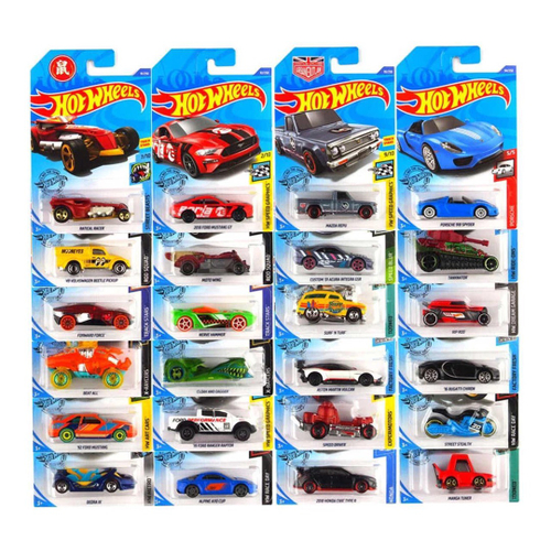 Pacote com 10 Carrinhos Hot Wheels Mattel 54886