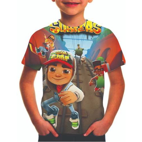 Camiseta Adulto Subway Surfers MCDVMJogos COD-0725-MC-ADULTO