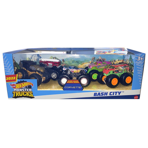 Hot Wheels Monster Trucks Veículo de Brinquedo Pure Muscle Escala 1:24