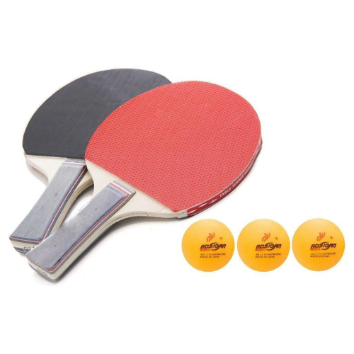 Kit com Raquete e Bolinha Para Tênis de Mesa Ping-pong