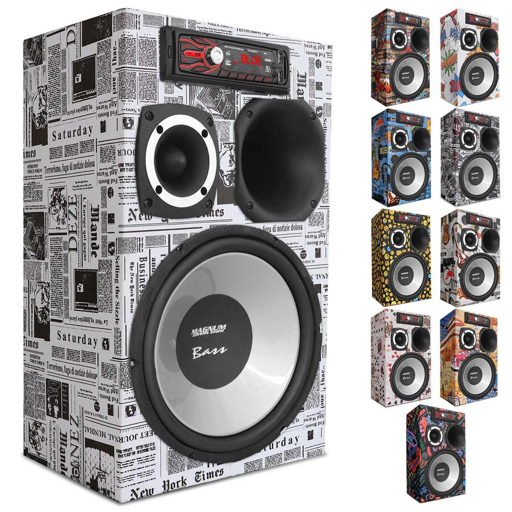 Caixa Bob 15 Residencial JBL Tornado 15SWT3000 Com 4 Vias + Rádio